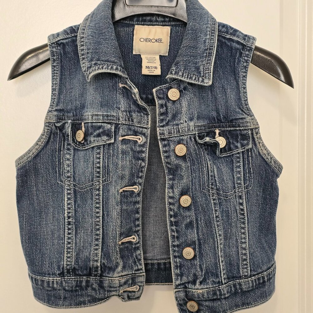 Cherokee Girl's‎ Denim Vest